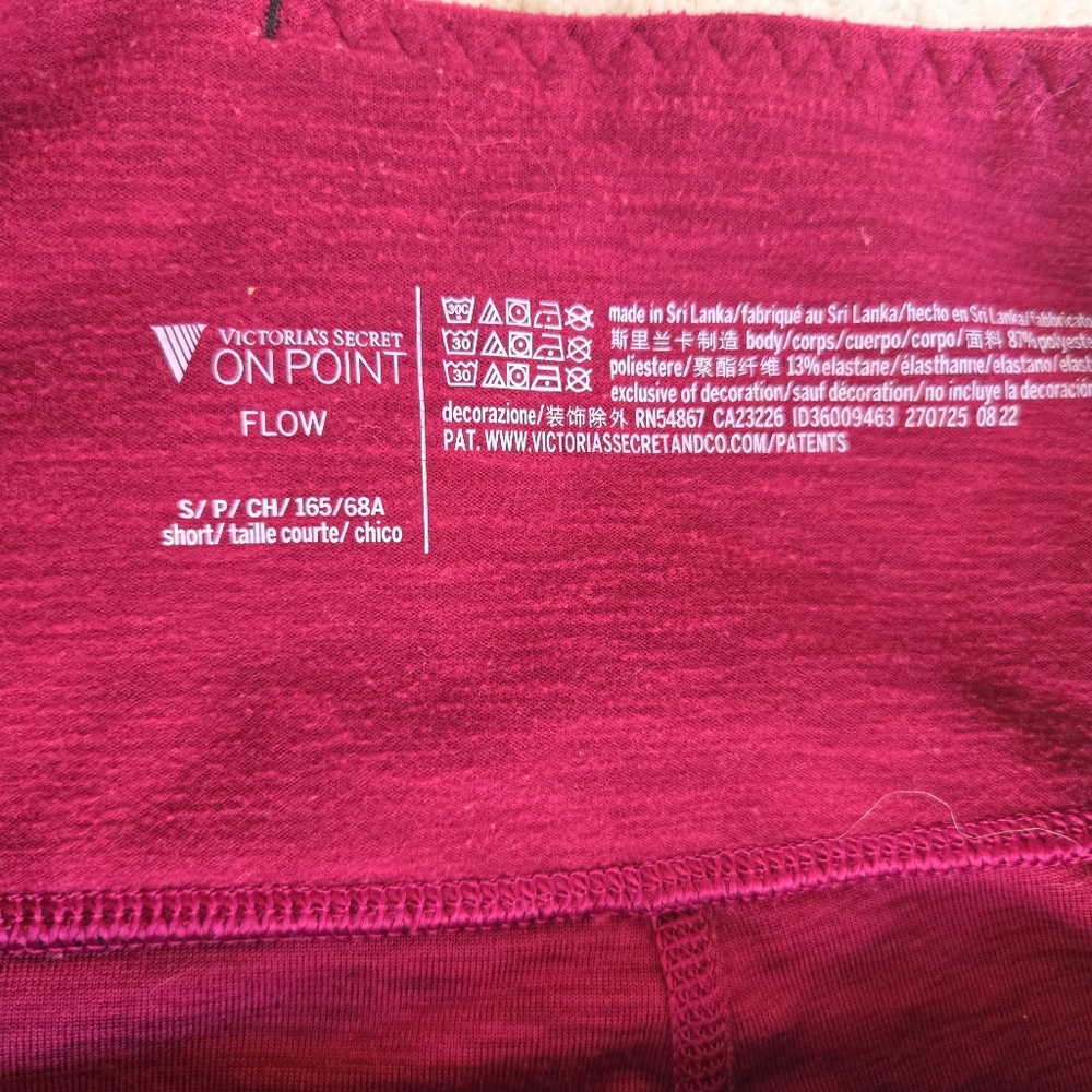 Victoria's Secret Magenta Sports Bra And Leggings Set Size Small/Med - Picture 7 of 7